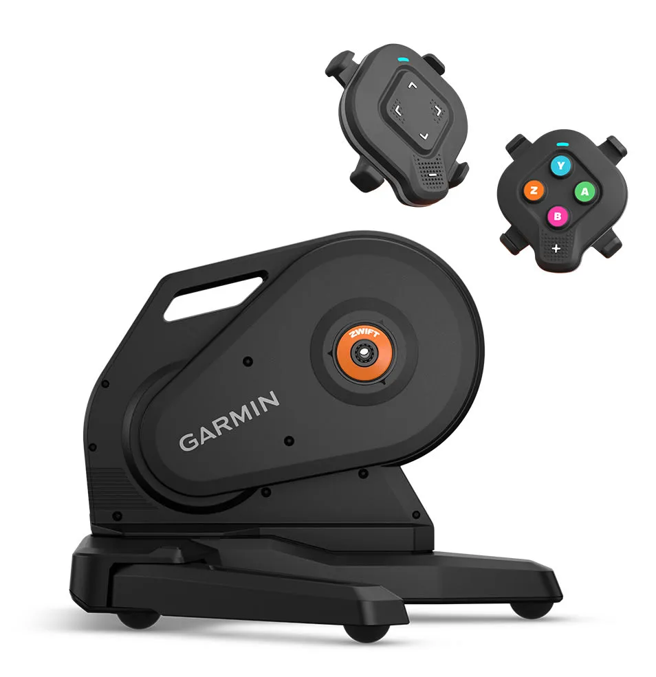 Tacx Nēra Smart-Trainer mit Zwift Click Controllern
