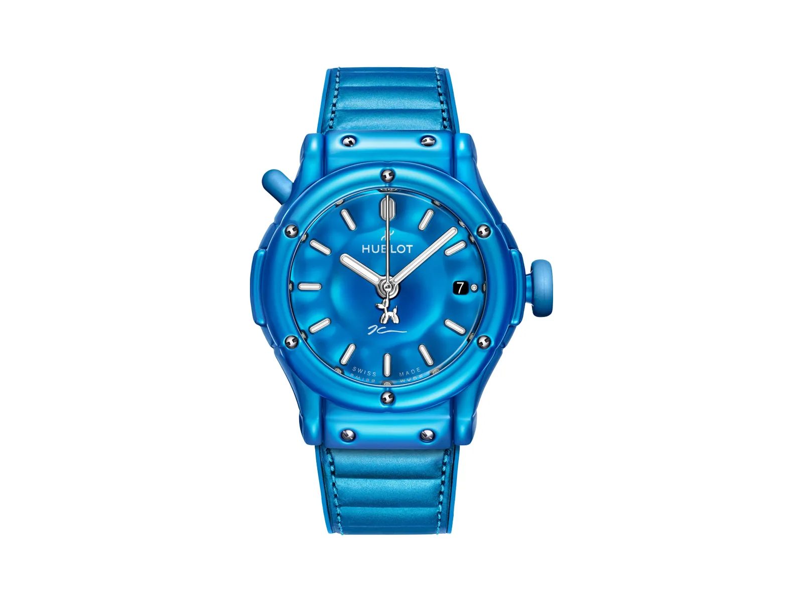 Hublot Classic Fusion Balloon Dog by Jeff Koons in Blau, Ref. 542.UB.5170.NR.JKN26
