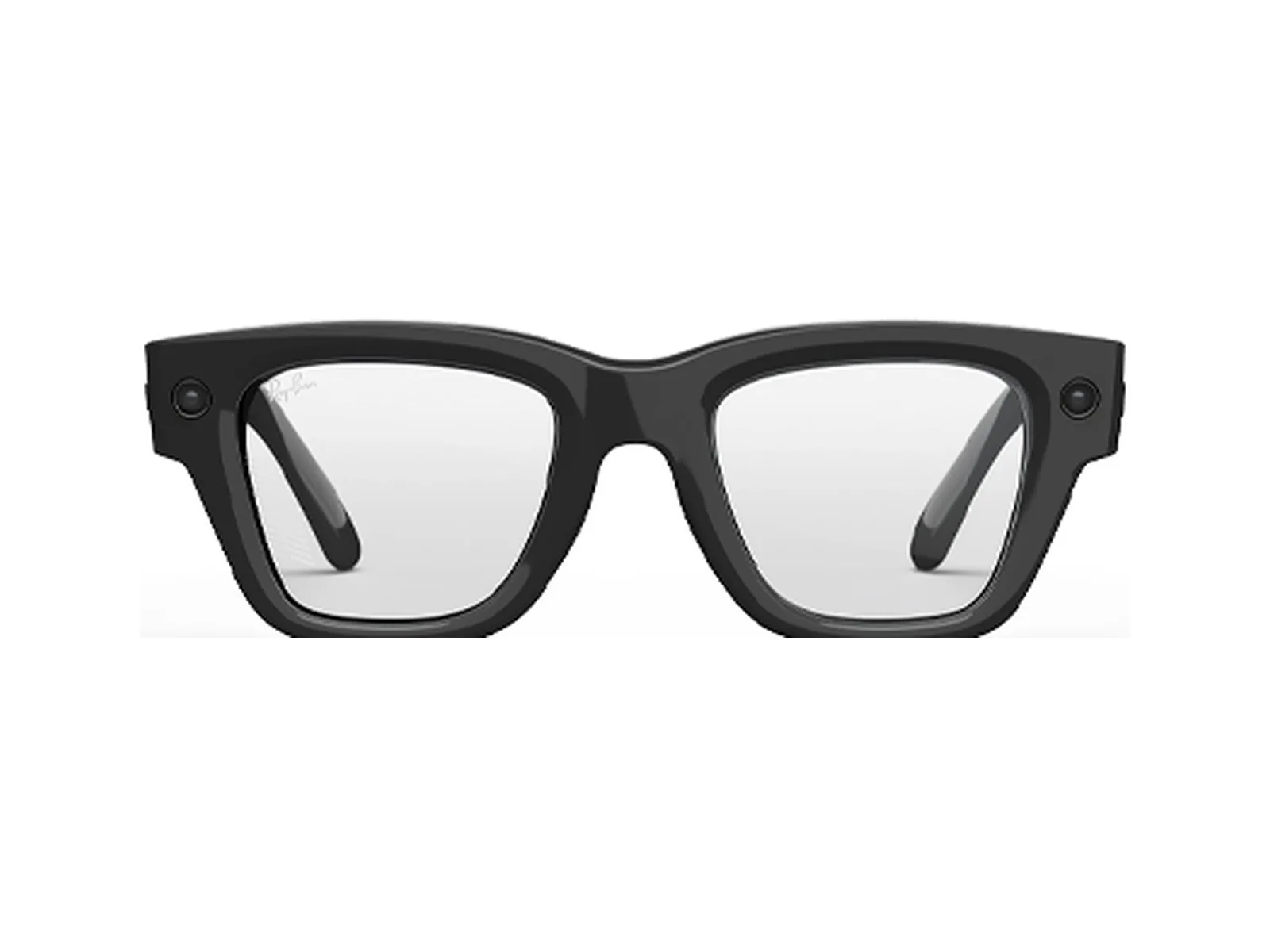 Meta Ray-Ban Display Brille in Schwarz, Frontansicht